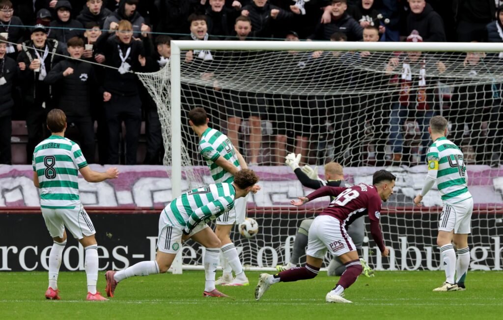 Hearts vs Celtic: Shankland Leads Hearts Eight Points